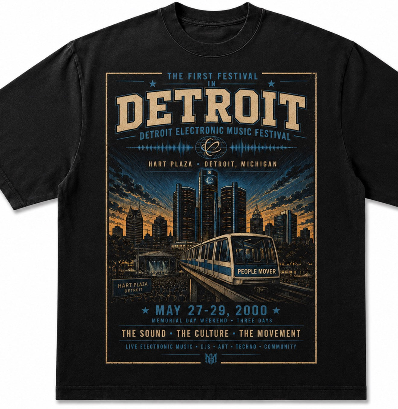 Detroit Electronic Music Festival 2000 – The First Movement Tee