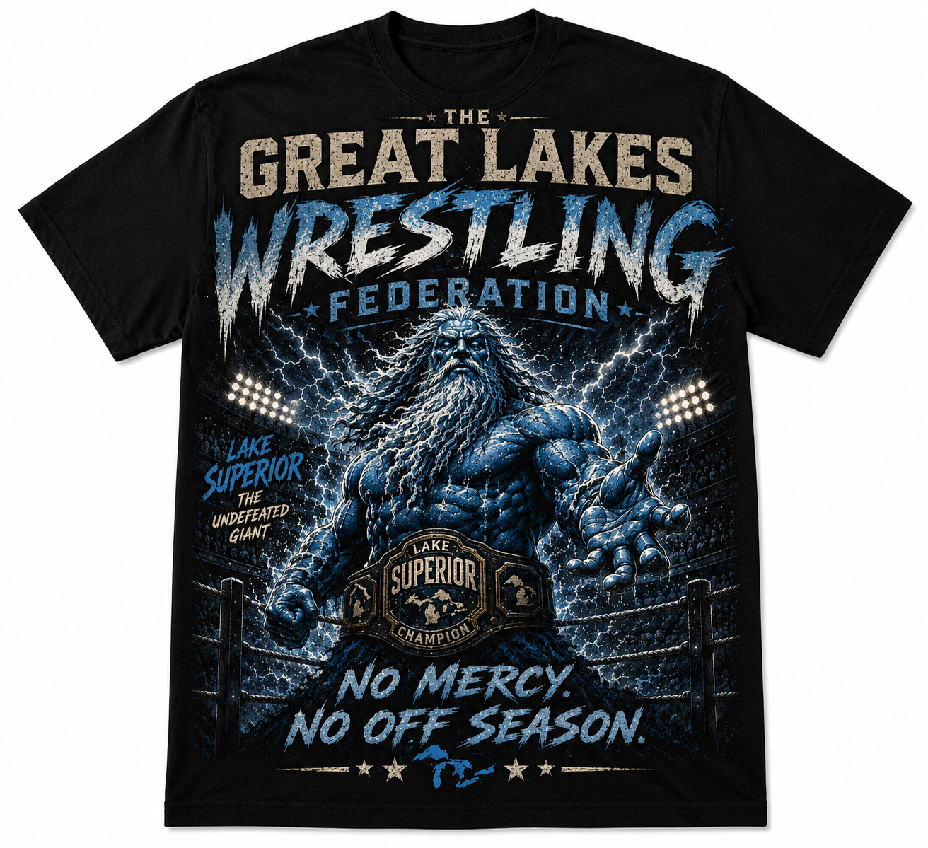 Great Lakes Wrestling Federation Tee
