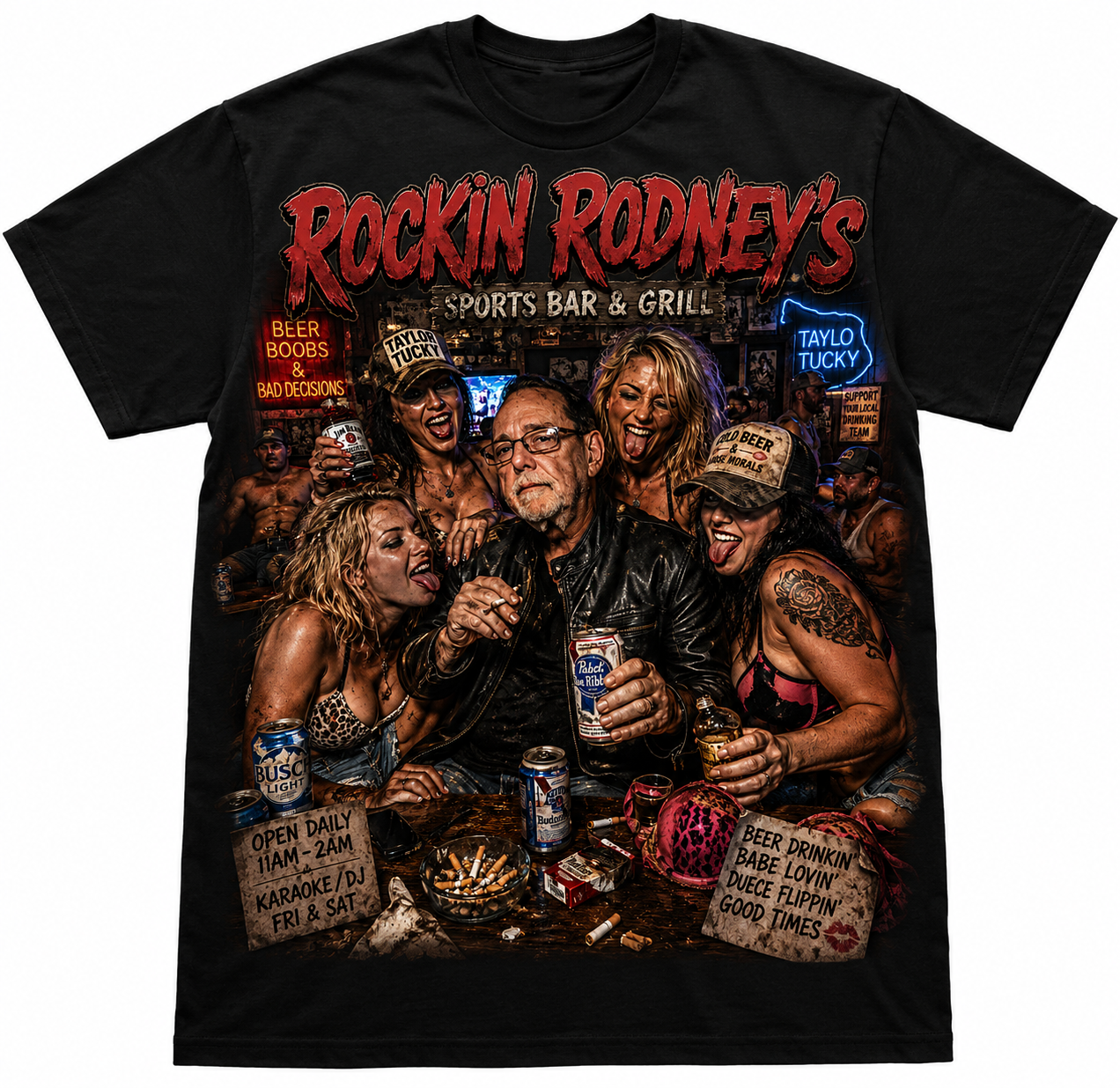 Rockin Rodney’s – Taylor Tucky Legend Tee
