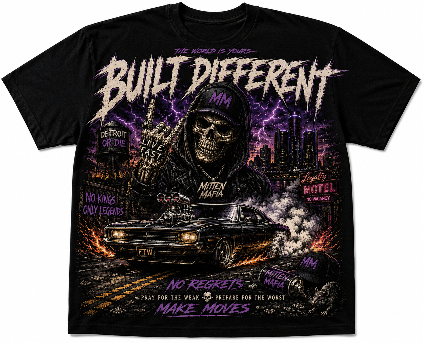 Built Different Detroit Outlaw Tee