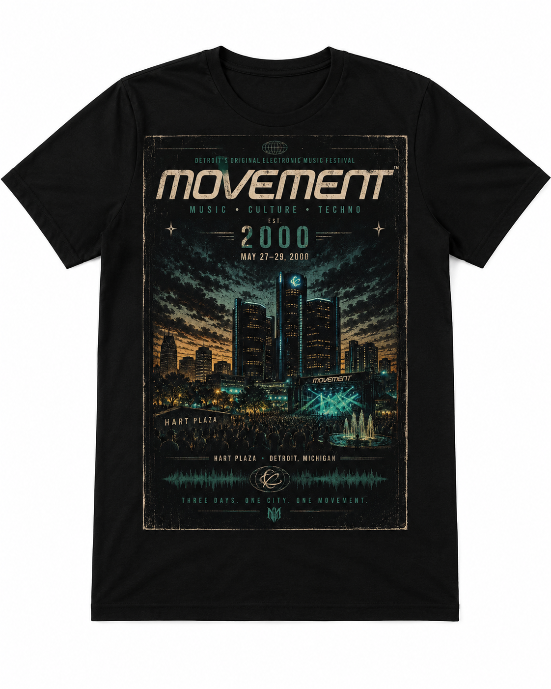 Movement Festival – Hart Plaza 2000 Tee